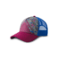 prAna La Viva Trucker Hat, Pomegranate Marrakesh, One Size, U5VIVA115-POMA-O/S