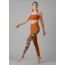prAna Laye Legging Pants, Gingerbread Tivoli, Medium, 1964191-800-RG-M