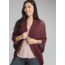 prAna Lima Cardigan - Women's, Black Cherry Heather, Small, W13180529-BXHT-S