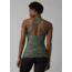 prAna Locano Bra Tank, Kale Wildflower, Medium, 1963271-300-M