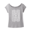 prAna Longline Tee - Womens, Reflection Heather Grey, Medium, W13170290-REHG-M