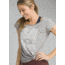 prAna Longline Tee - Women's, Reflection Heather Grey, Small, W13170290-REHG-S