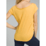 prAna Longline Tee - Womens, Shine Sunray Heather, Large, W13170290-SSHT-L