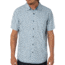 prAna Lukas Slim Short Sleeve Shirt - Men's-Blue Ridge-X-Large