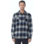 prAna Lybek Long SLeeve Flannel Shirt - Men's, Black, XX-Large, M2LYBE314-BLK-XXL