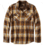 prAna Lybek Long SLeeve Flannel Shirt - Men's, Brown, Small, M2LYBE314-BRN-S