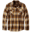 prAna Lybek Long SLeeve Flannel Shirt - Men's, Brown, Medium, M2LYBE314-BRN-M