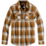 prAna Lybek Long SLeeve Flannel Shirt - Men's, Dark Ginger, Medium, M2LYBE314-DKGI-M