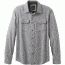 prAna Lybek Long SLeeve Flannel Shirt - Men's, Gravel, X-Large, M23170384-GRA-XL