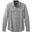 prAna Lybek Long SLeeve Flannel Shirt - Men's, Gravel, X-Large, M23170384-GRA-XL