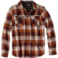 prAna Lybek Long SLeeve Flannel Shirt - Men's, Mahogany, Large, M2LYBE314-MAHO-L