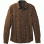 prAna Lybek Long SLeeve Flannel Shirt - Men's, Sepia, Medium, M23170384-SEP-M