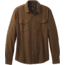 prAna Lybek Long SLeeve Flannel Shirt - Men's, Sepia, Large, M23170384-SEP-L