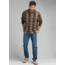 prAna Lybek Long Sleeve Flannel Shirt - Men's, Bronzed, X-Large, M23170384-BRZD-XL