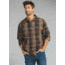 prAna Lybek Long Sleeve Flannel Shirt - Men's, Bronzed, Large, M23170384-BRZD-L