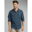 prAna Lybek Long Sleeve Flannel Shirt - Men's, Equinox Blue Herringbone, XX-Large, M23170384-EBHB-XXL
