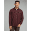 prAna Lybek Long Sleeve Flannel Shirt - Men's, Mulled Wine Herringbone, Large, M23170384-MWHB-L