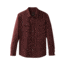 prAna Lybek Long Sleeve Flannel Shirt - Men's, Mulled Wine Herringbone, Large, M23170384-MWHB-L