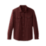 prAna Lybek Long Sleeve Flannel Shirt - Men's, Mulled Wine Herringbone, Large, M23170384-MWHB-L