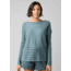 prAna Madeline Sweater - Womens, Smoky Blue Solid, Medium, W21200975-SBSO-M