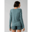 prAna Madeline Sweater - Womens, Smoky Blue Solid, Medium, W21200975-SBSO-M
