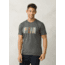 Prana Mears Short Sleeve Tee Mens, Charcoal Heather, Small, M11180465-CCHT-S