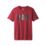 Prana Mears Short Sleeve Tee Mens, Crimson Heather, Small, M11180465-CMHT-S