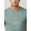Prana Mears Short Sleeve Tee Mens, Starling Green Heather, Medium, M11180465-SRHT-M