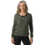 prAna Milani Vneck Sweater, Kale, Large, W23202218-KALE-L