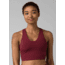 prAna Momento Crop Top - Womens, Maroon/Nautical, Large, 1963231-601-L