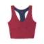 prAna Momento Crop Top - Womens, Maroon/Nautical, Extra Small, 1963231-601-XS
