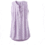 prAna Natassa Crinkled Tunic, Bleached Lavender, Large, W11190801 -534-L