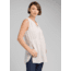 prAna Natassa Crinkled Tunic, White Akoa, XLarge, W11190801 -199-XL