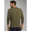 prAna Norcross Long Sleeve Crew - Mens, Cargo Green Heather, Small, M23181378-CGHT-S