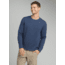 prAna Norcross Long Sleeve Crew - Mens, Equinox Blue Heather, Small, M23181378-EBHT-S