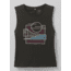 prAna Organic Graphic Sleeveless Shirt - Womens, Washed Black Throwback, S, 1962781-001-S
