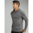 prAna Pacer Long Sleeve Pullover Hoodie - Mens, Charcoal, Medium, M23170393-CHR-M