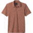 prAna Polo - Men's, Russet Stripe, Medium, M11181339-RUST-M