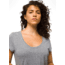 prAna Cozy Up Scoop Neck Tee - Womens, Heather Grey, L, 1967271-020-L