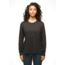 prAna Everyday Vintage-Washed LS Tee - Womens, Charcoal, XXL, 2057021-020-XXL