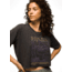 prAna Everyday VW Graphic Crop Tee - Womens, Charcoal Mindscape, S, 2066761-021-S