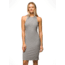 prAna Foundation Rib Dress - Womens, Heather Grey, L, 1971491-020-L