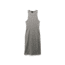prAna Foundation Rib Dress - Womens, Heather Grey, L, 1971491-020-L
