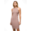 prAna Foundation Rib Dress - Womens, Willow Heather, L, 1971491-021-L