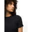 prAna Foundation Rib Tee - Womens, Black Heather, S, 1970821-001-S