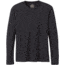 prAna Long Sleeve Crew Tshirt, Black, XXLarge, M23181469 -001-XXL