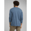 Prana Long Sleeve Crew T-Shirt, Denim Heather, Small, M23181469-DEHT-S