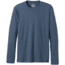 Prana Long Sleeve Crew T-Shirt, Denim Heather, Small, M23181469-DEHT-S