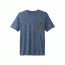 prAna Pocket T-Shirt - Men's, Denim Heather, Large, M1POCK316-DEHT-L