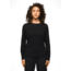 prAna Cozy Up Long Sleeve Tee - Womens, Black, XS, 1971131-001-XS